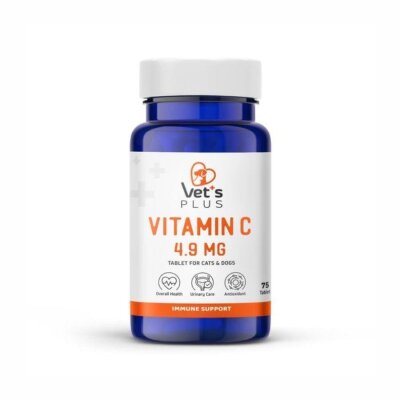 Vet's Plus C Vitamini Bağışıklık Destek Tableti 75 Adet