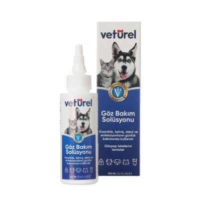Veturel Kedi-Köpek Göz Bakım Solüsyonu 100 ml