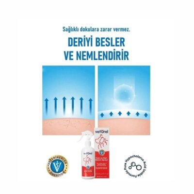 Veturel Kedi-Köpek Yara ve Deri Bakım Spreyi 300 ml