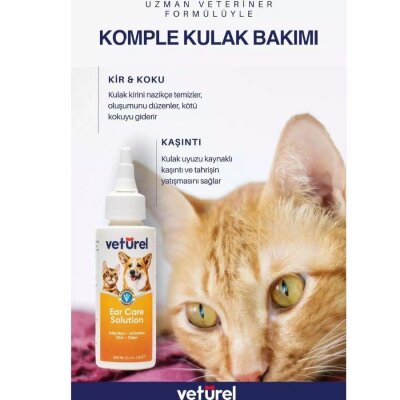 Veturel Göz-Kulak-Ağız Bakım Spreyi Kedi-Köpek Başlangıç Seti 3x100 ml