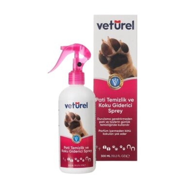 Veturel Koku Giderici Kedi-Köpek Pati Temizleme Spreyi 300 ml