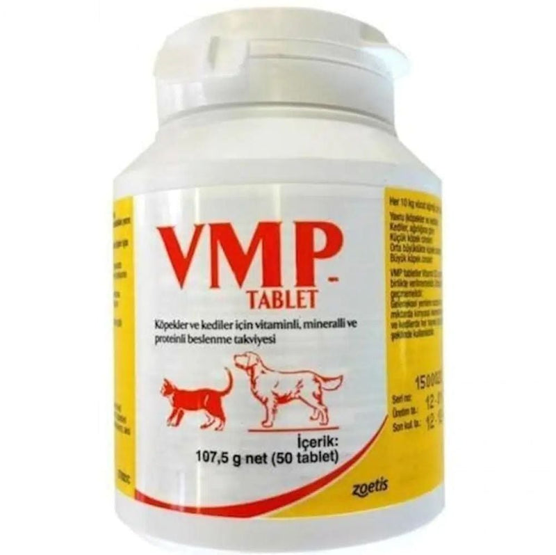 Zoetis VMP Biotin Çinko Kedi-Köpek Tüy ve Deri Tableti (50 Tablet)