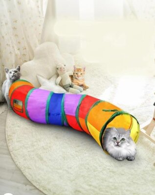 Vogue Katlanabilir 123 cm Kedi Oyun Tüneli