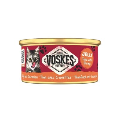 Voskes Jöleli Ton Balığı ve Karidesli Yetişkin Kedi Konservesi 85 g