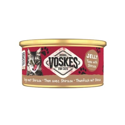 Voskes Jöleli Ton Balığı ve Şirasulu Yetişkin Kedi Konservesi 85 g