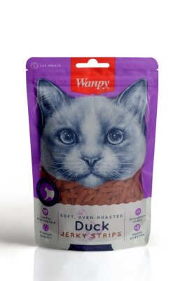Wanpy Ördekli Yumuşak Şerit Kedi Ödülü 80 gr