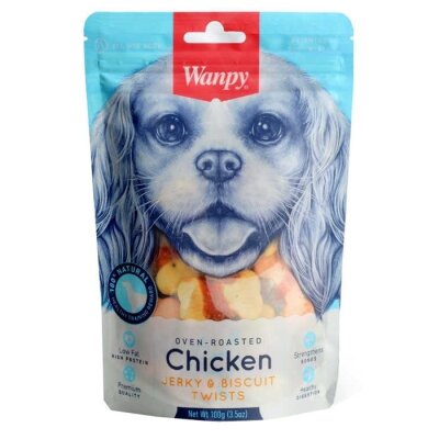 Kalsiyumlu Tavuk Sargılı Bisküvi Köpek Ödülü 100 gr