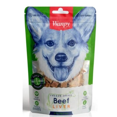 Wanpy Kurutulmuş %100 Dana Ciğeri Köpek Ödülü 40 g