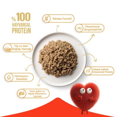 Wanpy Kuzulu Tahılsız Yetişkin Kedi Konservesi 375 gr