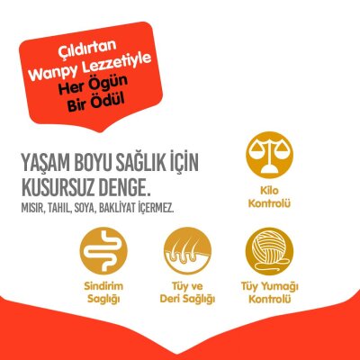 Wanpy Ton Balıklı Tahılsız 1,5 kg Yetişkin Kedi Maması