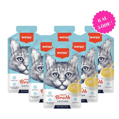 Tahılsız Tavuk Etli Sıvı Kedi Çorbası 50 gr
