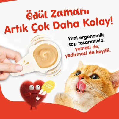 Wanpy Tavuklu Kaşık Krema Kedi Ödülü 10x16 gr