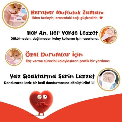 Wanpy Tavuklu Kaşık Krema Kedi Ödülü 10x16 gr