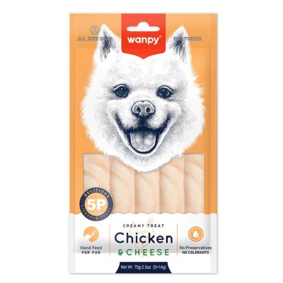 Tavuklu Peynirli Sıvı Krema Köpek Ödülü 5 x 14 gr