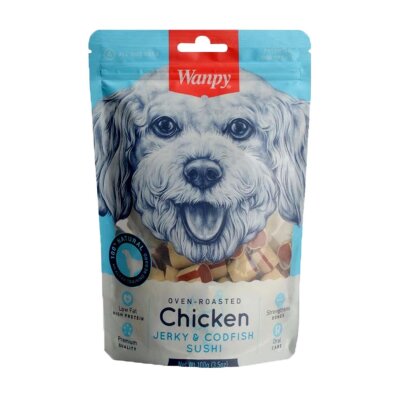 Wanpy Gerçek Tavuk ve Morina Balıklı Köpek Ödülü 100 gr