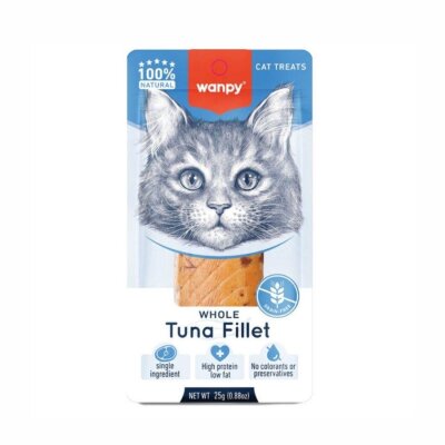 Katkısız Ton Balığı Fileto Kedi Ödülü, 25 gr