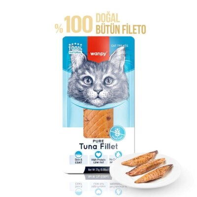 Katkısız Ton Balığı Fileto Kedi Ödülü, 25 gr