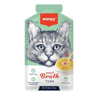 Wanpy Ton Balıklı Sıvı Kedi Çorbası Ödülü 50 gr