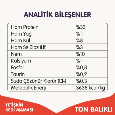 Wanpy Ton Balıklı Tahılsız Yetişkin Kedi Kuru Maması 8 kg