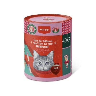 Karışık Lezzetli Sıvı Krema Kedi Ödül Seti, 50x14 gr