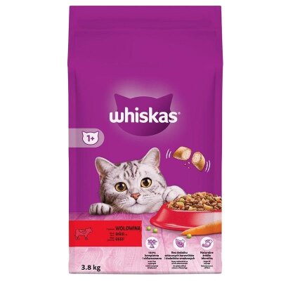 Biftekli ve Havuçlu Yetişkin Kedi Maması 3,8 kg