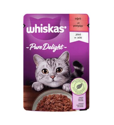 Whiskas Sos İçinde Somonlu Havuçlu Yetişkin Kedi Konservesi 85 gr
