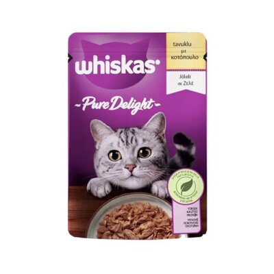 Whiskas Pure Delight Güveç Tavuklu Yetişkin Kedi Konservesi 85 gr