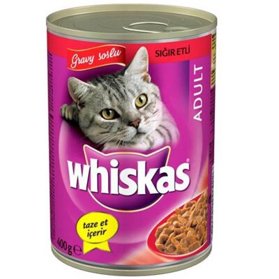 Whiskas Biftekli Yetişkin Kedi Konservesi 400 gr