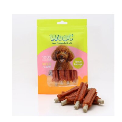 Wooc Tavşan Kaburga Doğal Köpek Çiğneme Ödülü 75 gr