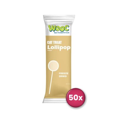 Wooc Tavuklu Lolipop Kedi Ödülü 50'li