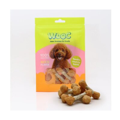 Wooc Tavuklu Munchy Kemik Köpek Çiğneme Ödülü 75 gr
