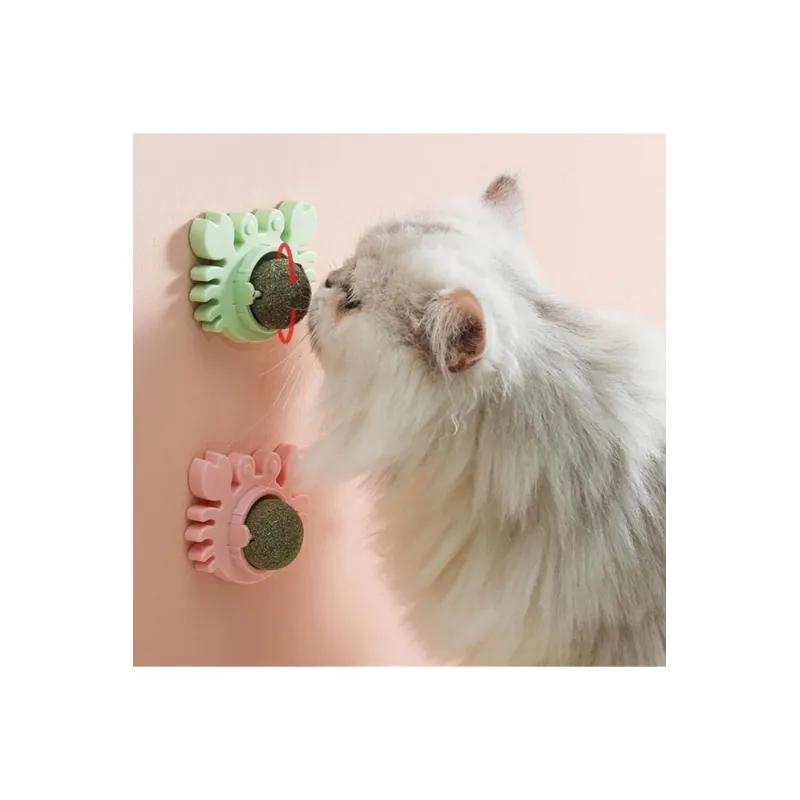 Yengeç Figürlü Kedi Otu (Catnip) Yalama Topu