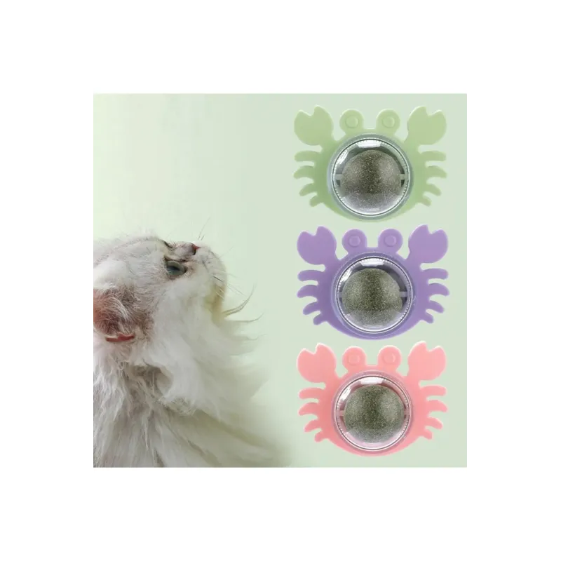 Yengeç Figürlü Kedi Otu (Catnip) Yalama Topu
