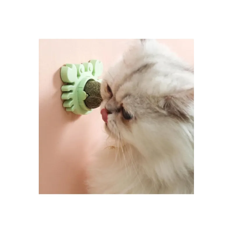 Yengeç Figürlü Kedi Otu (Catnip) Yalama Topu