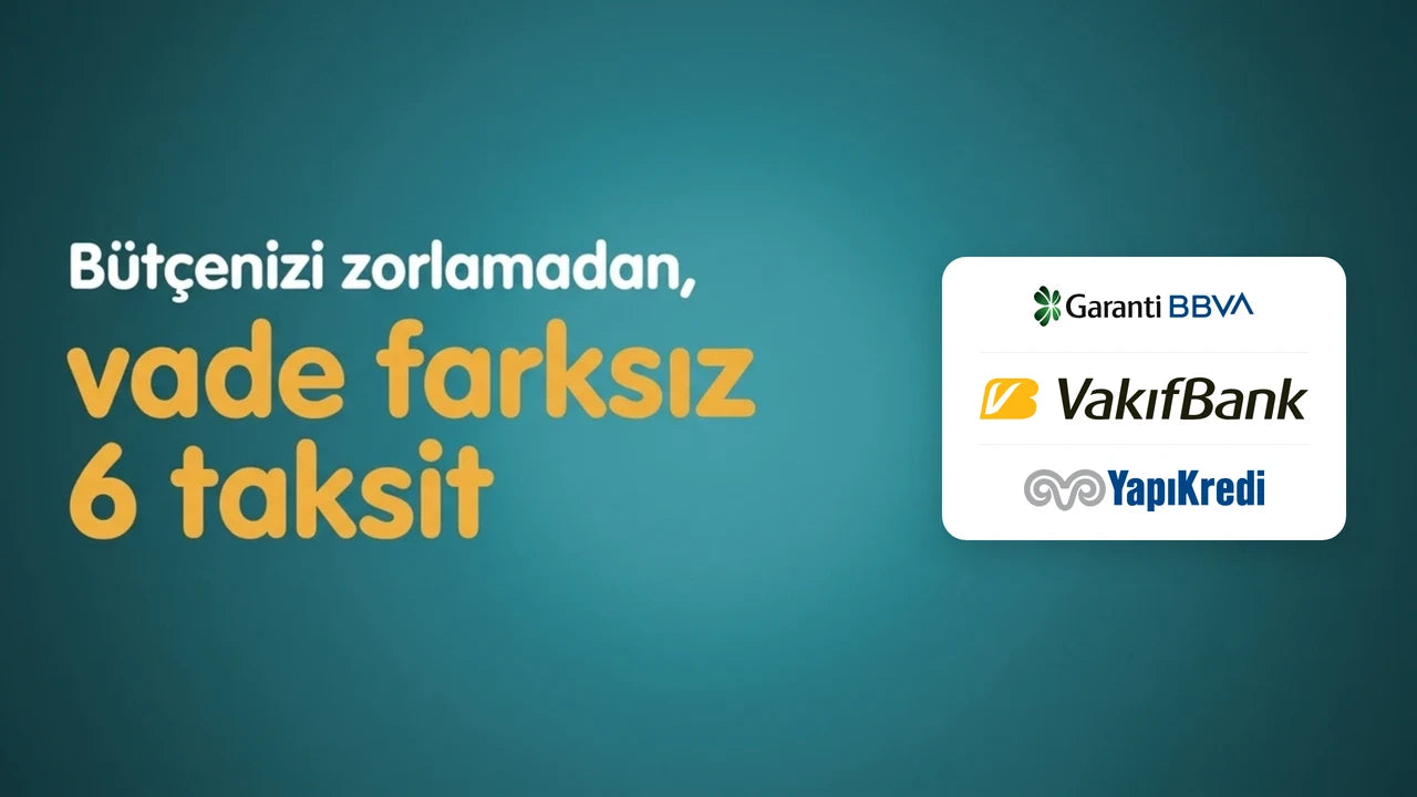 Vade farksız 6 taksit